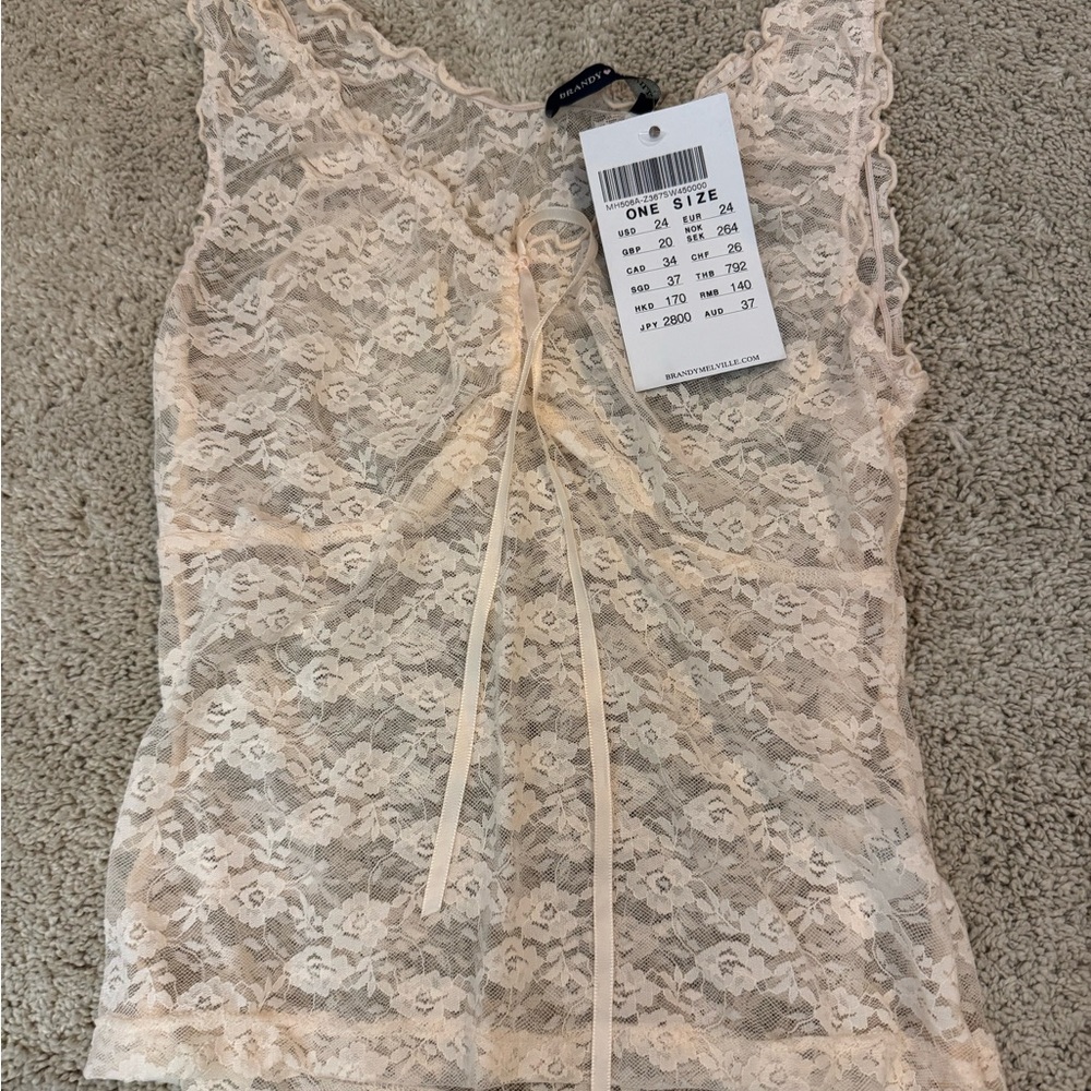 Brandy Melville Lace Top